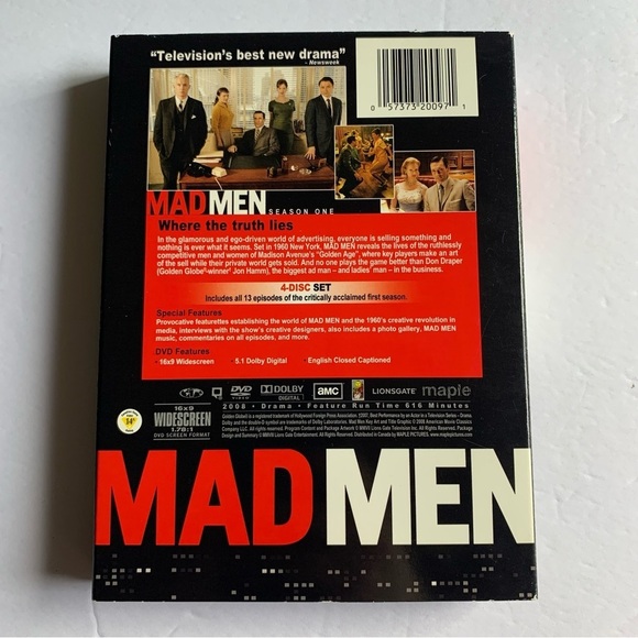 Mad Men Season One and Four DVDs sets - Picture 5 of 10